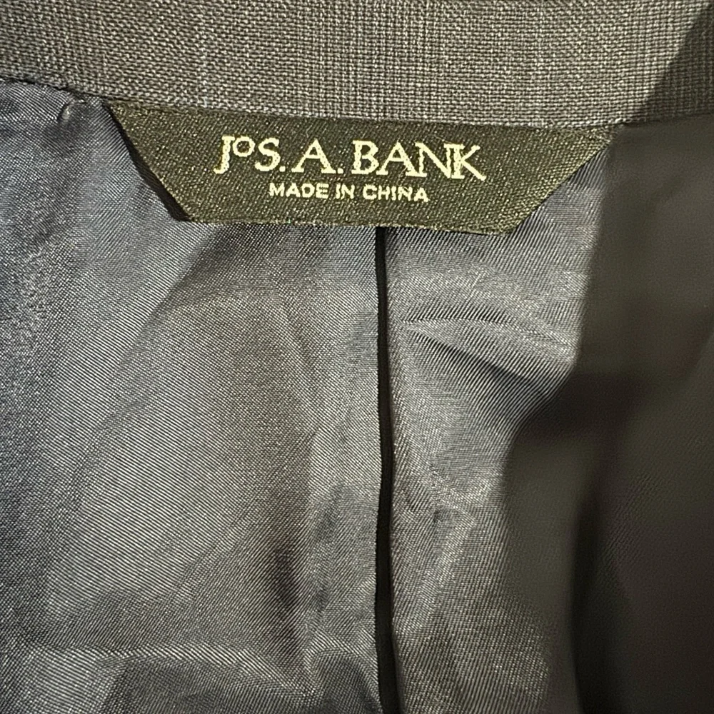 Jos. A. Bank Signature Collection Blazer Suit Jacket Size 39R 100% Wool Navy